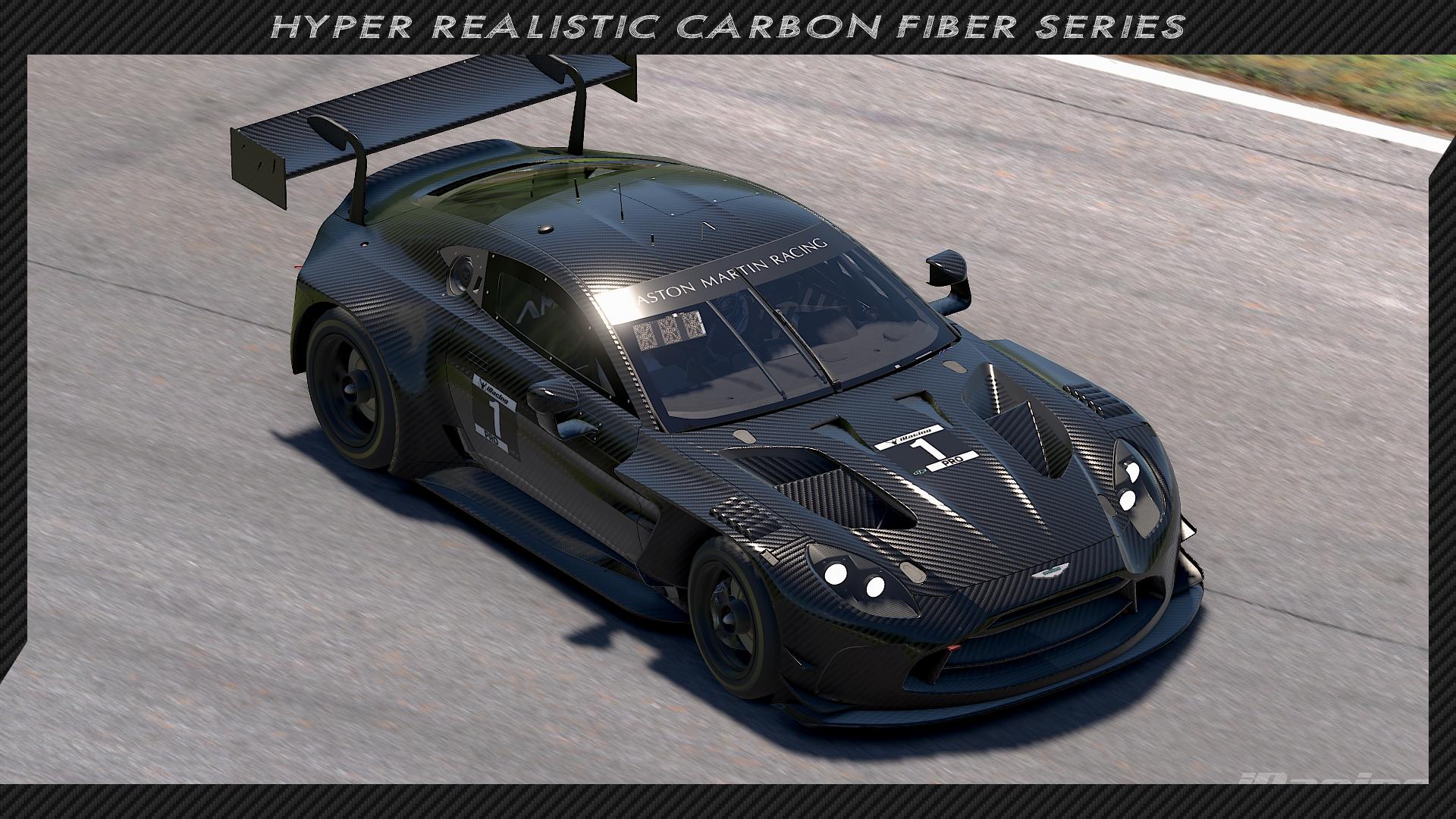 Preview of Aston Martin Vantage GT3 EVO Hyper Realistic Carbon Fiber Shader by Gio J J.