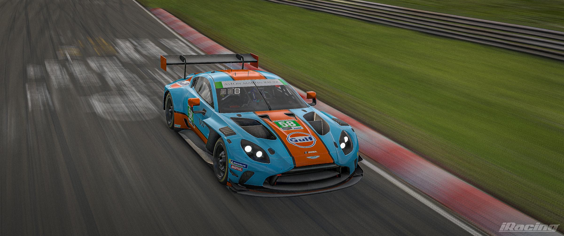 Preview of Gulf Aston Martin Vantage GT3 Evo by Nik Paquin