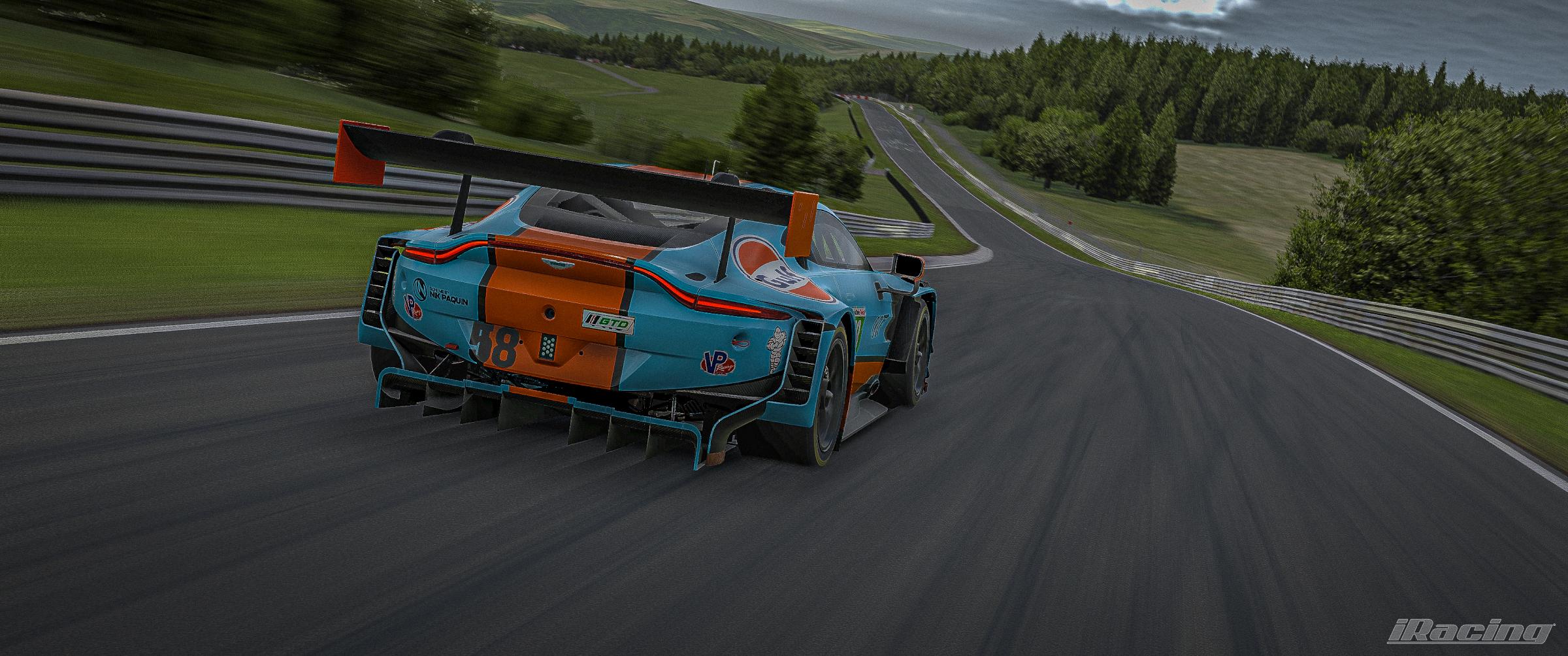 Preview of Gulf Aston Martin Vantage GT3 Evo by Nik Paquin