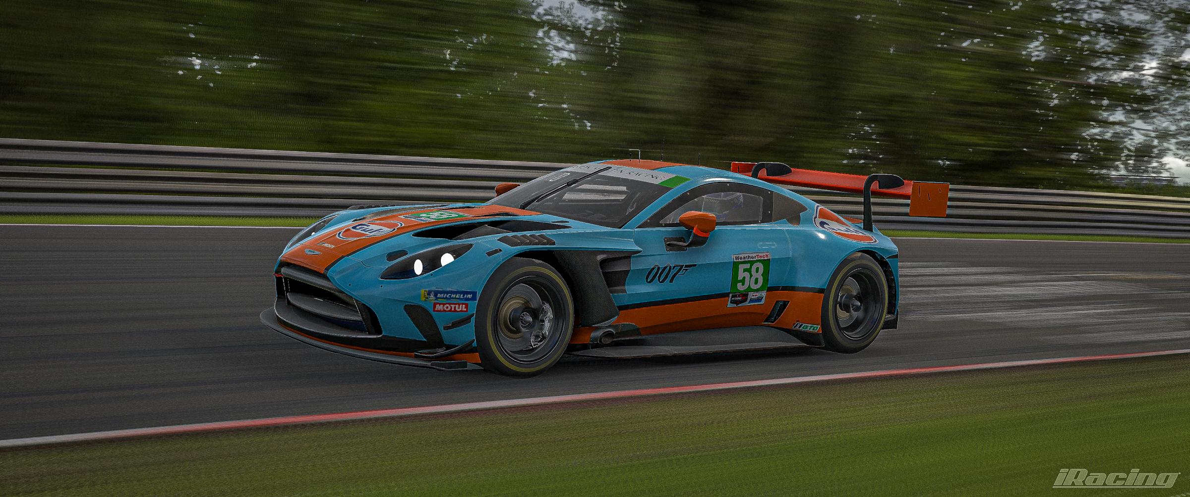 Preview of Gulf Aston Martin Vantage GT3 Evo by Nik Paquin