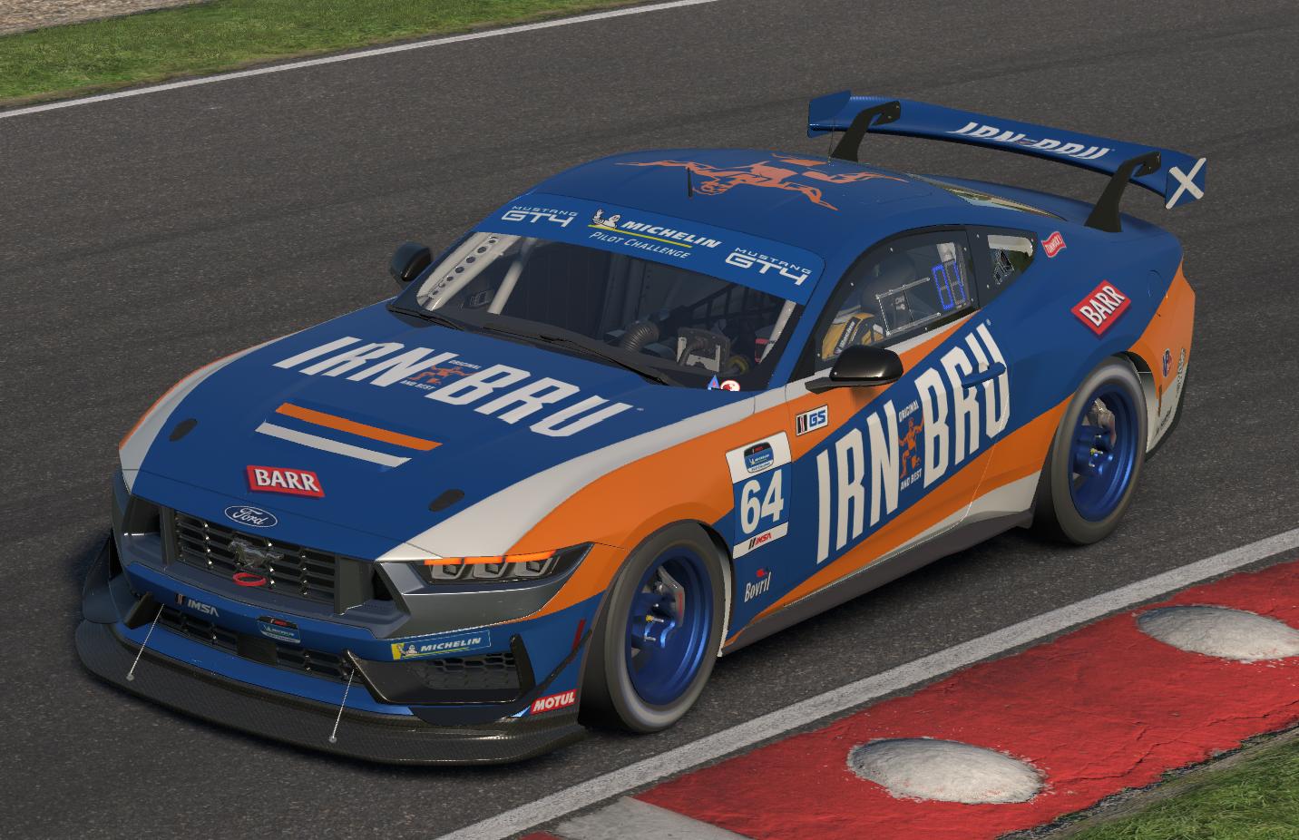 Preview of Ford Mustang GT4 Irn Bru by Daniel R Dinsdale