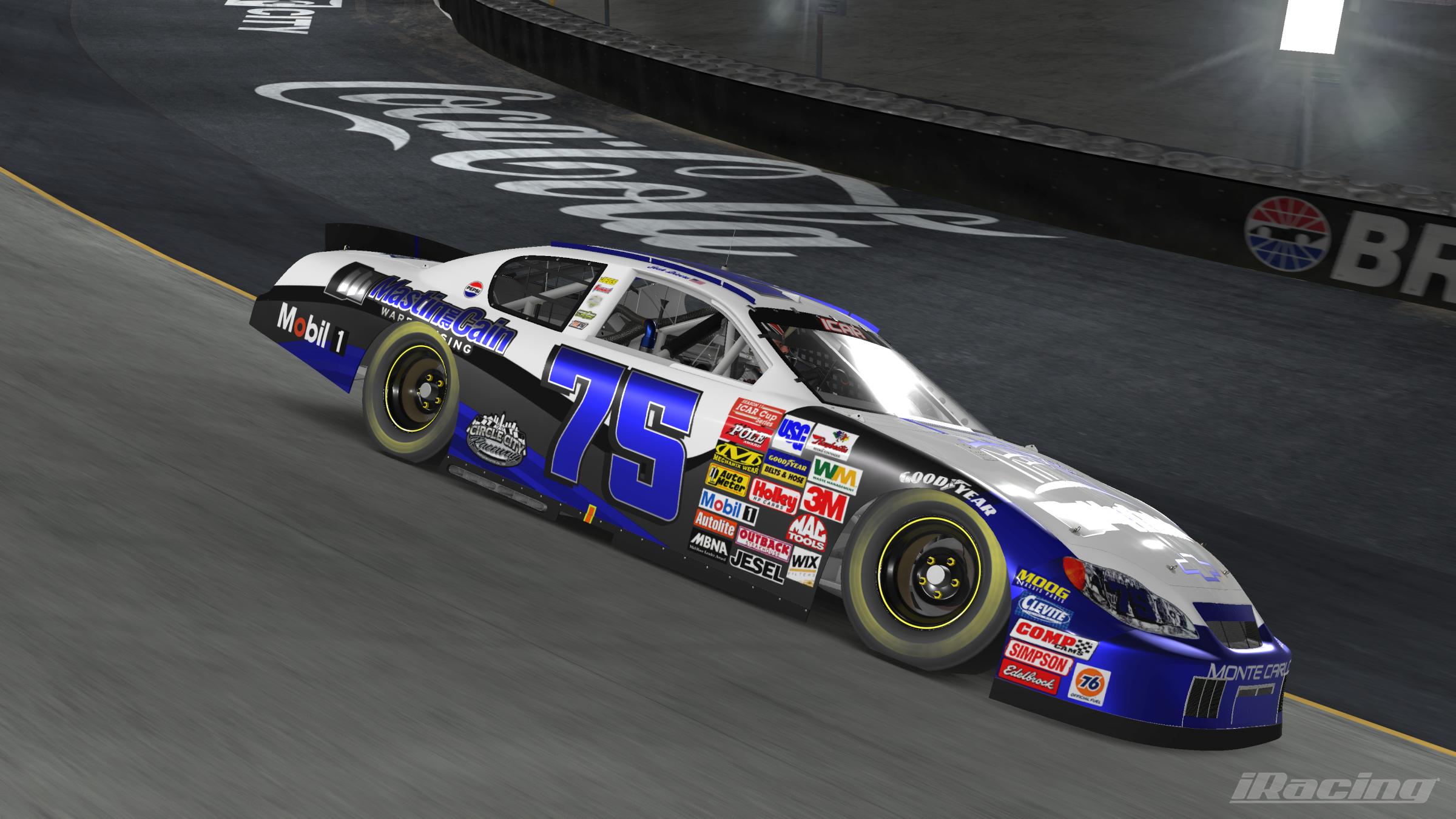 Preview of Josh Divers #75 Mastin&Cain Warehouse ICAR Gen 4 Chevy Monte Carlo  by Kendrick Hom