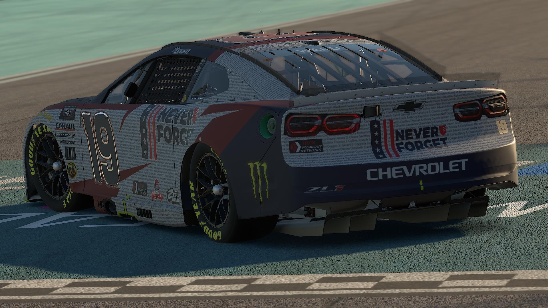 Preview of John Leger "never forget" 9/11 memorial Camaro by zachary W.