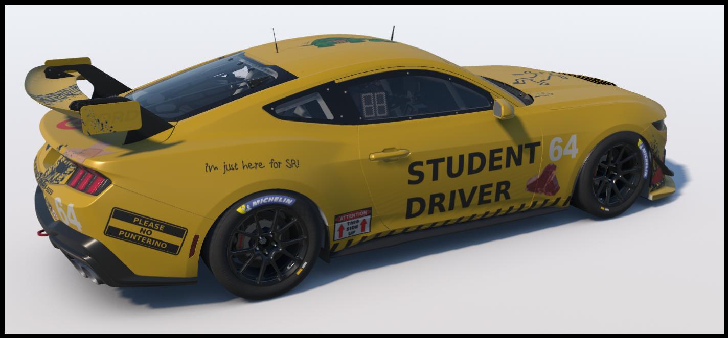 Preview of Student Driver - Ford Mustang GT4 by Jeremy Kerr