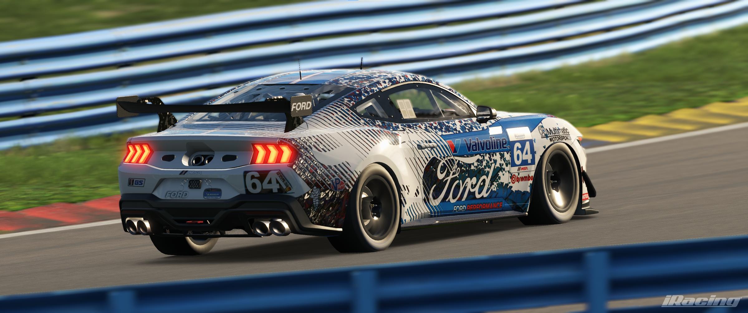 Preview of Metallic Confetti Valvoline Multimatic Mustang GT4 by Joshua JD Miller