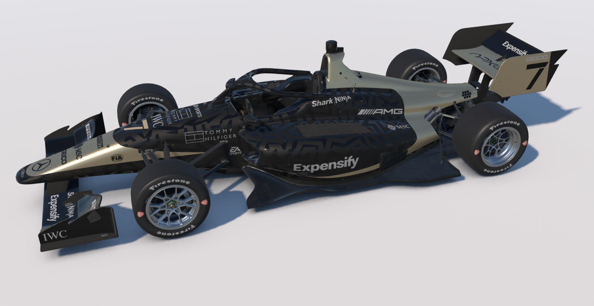 Preview of APX GP Expensify Apex GP paint for Dallara IL-15 by Keith Archer