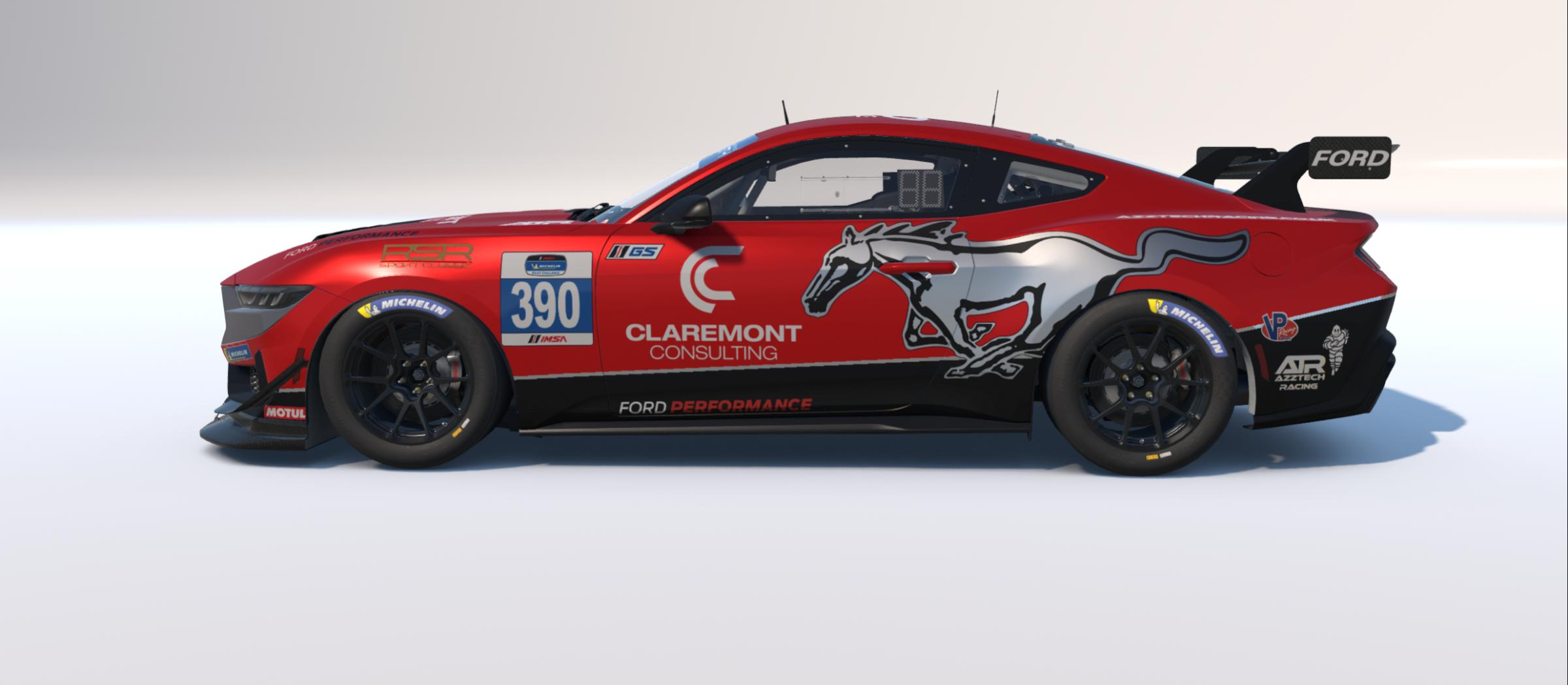 Preview of 2025 Azz Tech Racing Mustang GT4 by Matthew Cheverton