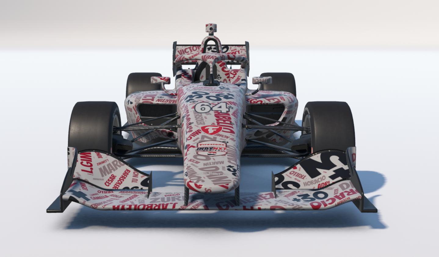 Preview of Dallara IL 15 md30 nube nombres blanco by Jesús Arboleya