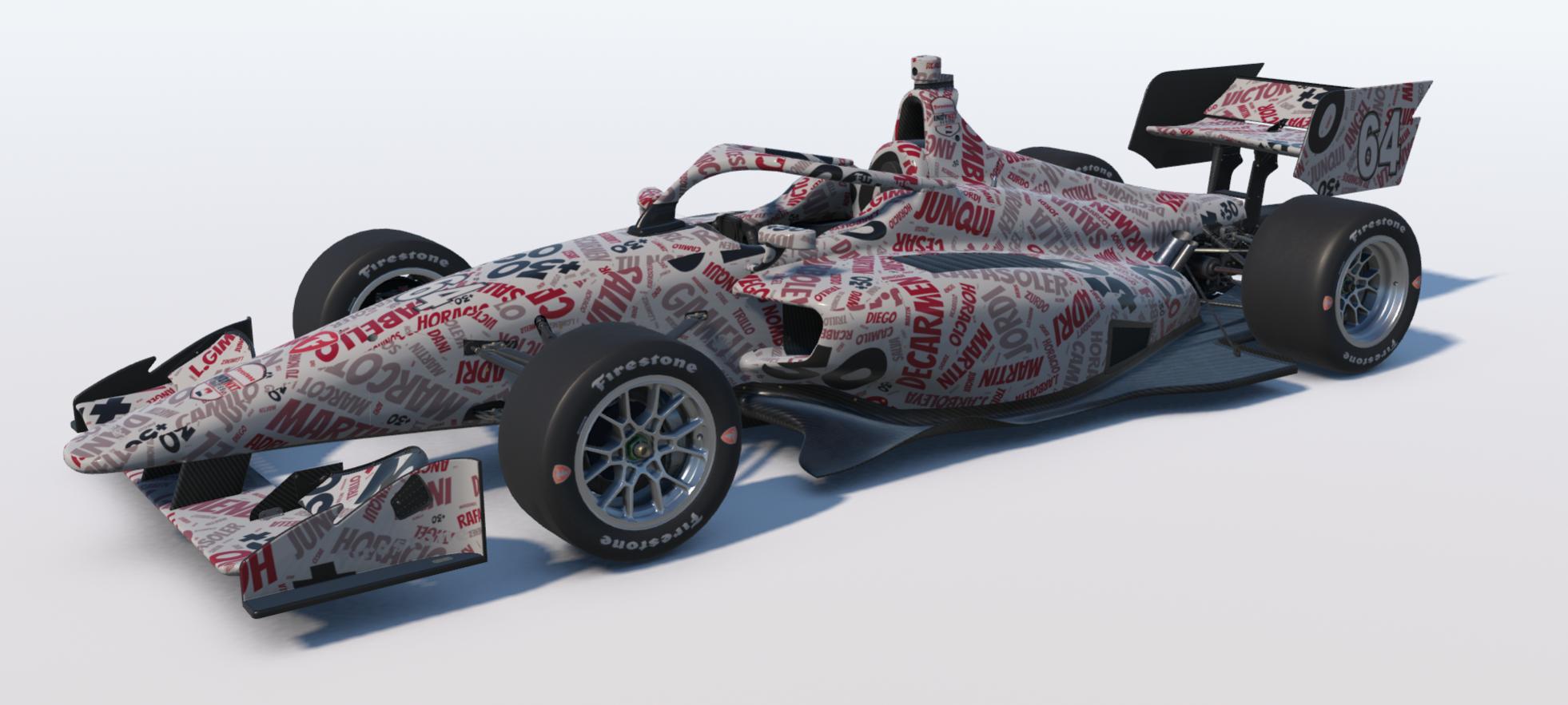 Preview of Dallara IL 15 md30 nube nombres blanco by Jesús Arboleya