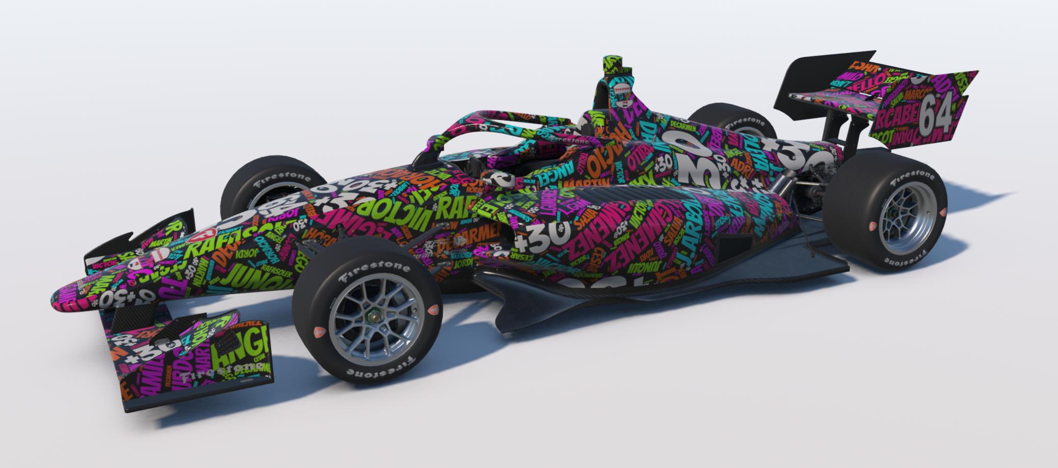 Preview of Dallara IL 15 md30 nube nombres negro by Jesús Arboleya