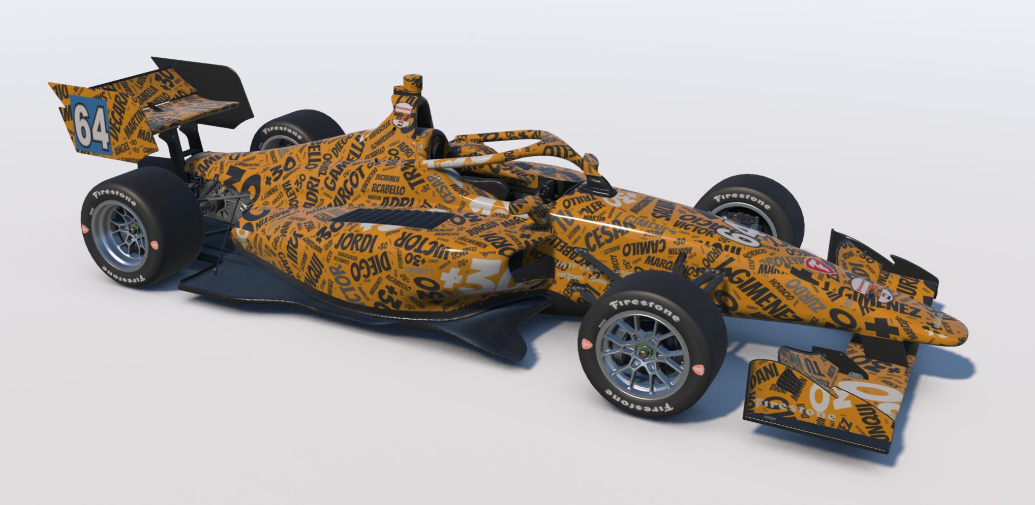 Preview of Dallara IL 15 md30 nube nombres naranja by Jesús Arboleya