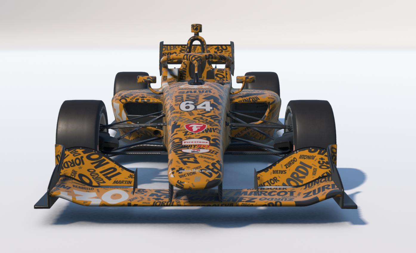 Preview of Dallara IL 15 md30 nube nombres naranja by Jesús Arboleya
