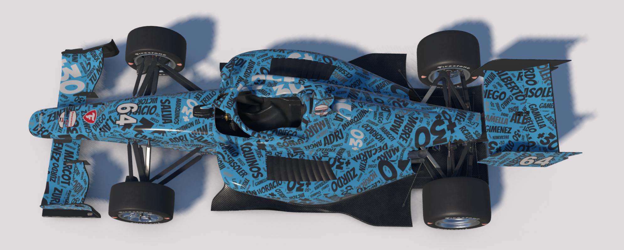 Preview of Dallara IL 15 md30 nube nombres azul by Jesús Arboleya