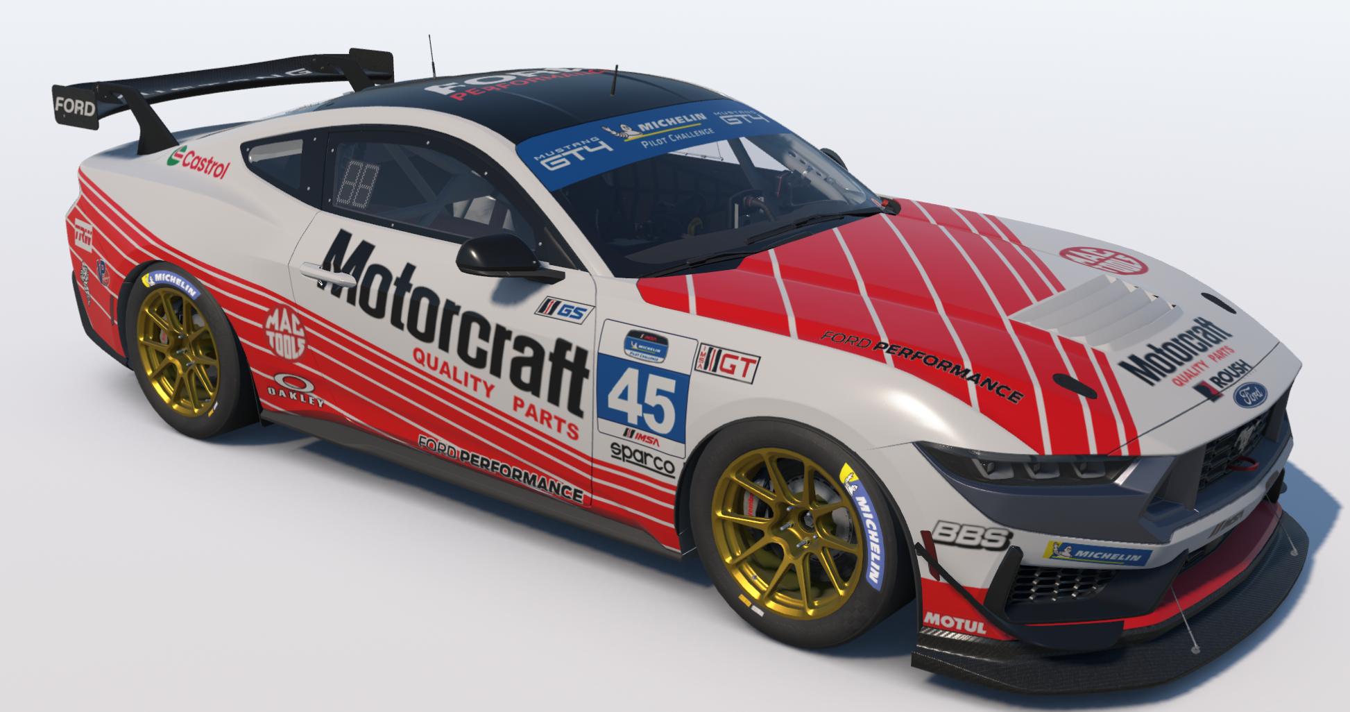Preview of Classic Ford Motorcraft Livery re-imagined by Mike W.