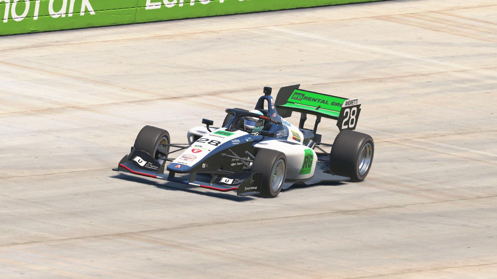 Preview of #28 Dennis Hauger Andretti Global Indy NXT Champion by Tayne Hodesson