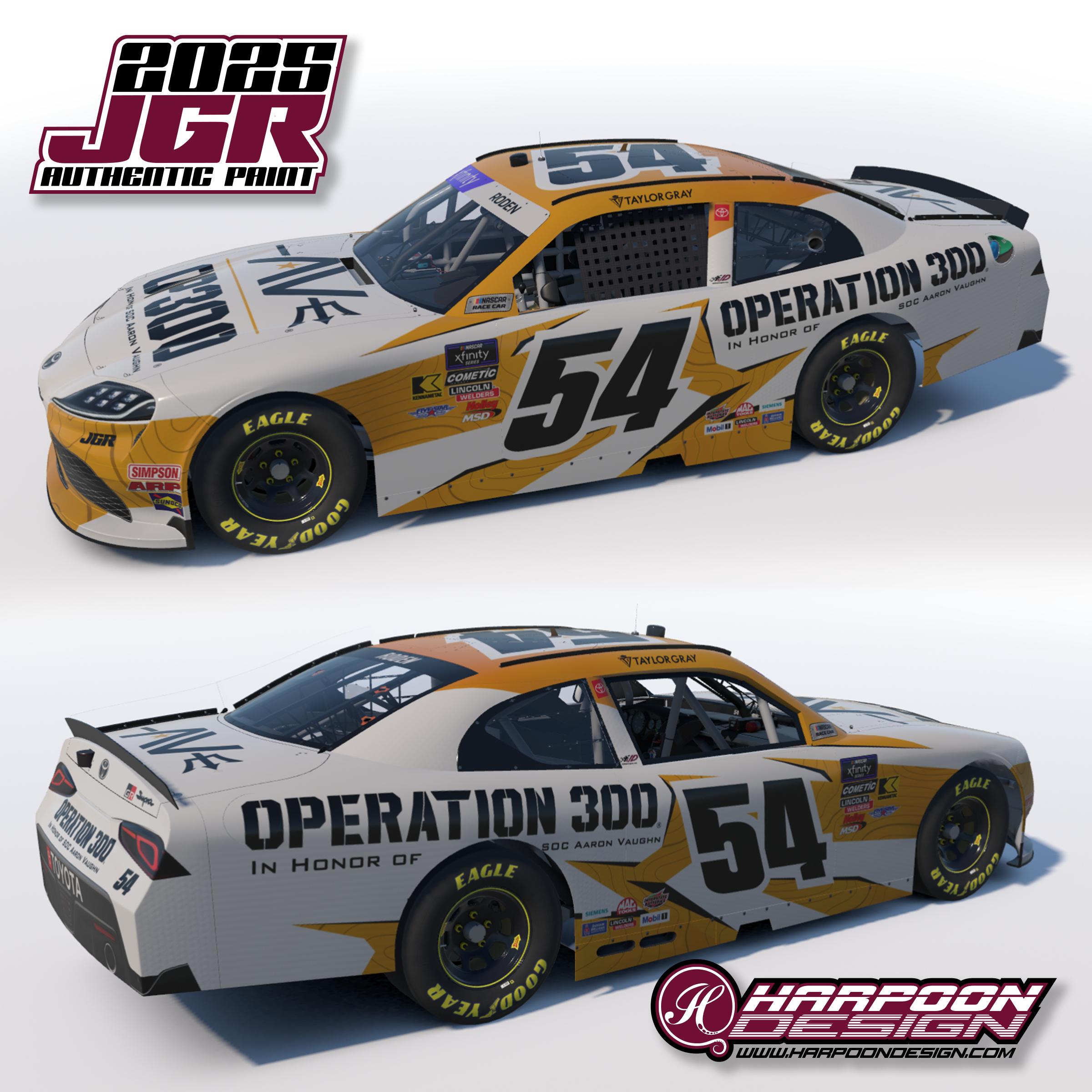 Preview of 2025 Taylor Gray Operation 300 White Supra by Brantley Roden
