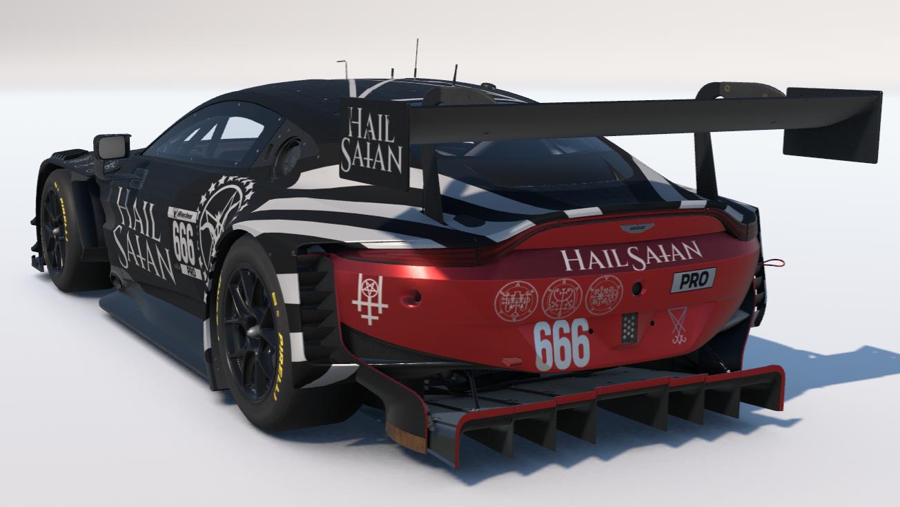Preview of "HAIL SAtAN" Aston Martin Vantage GT3 EVO by Carson C.