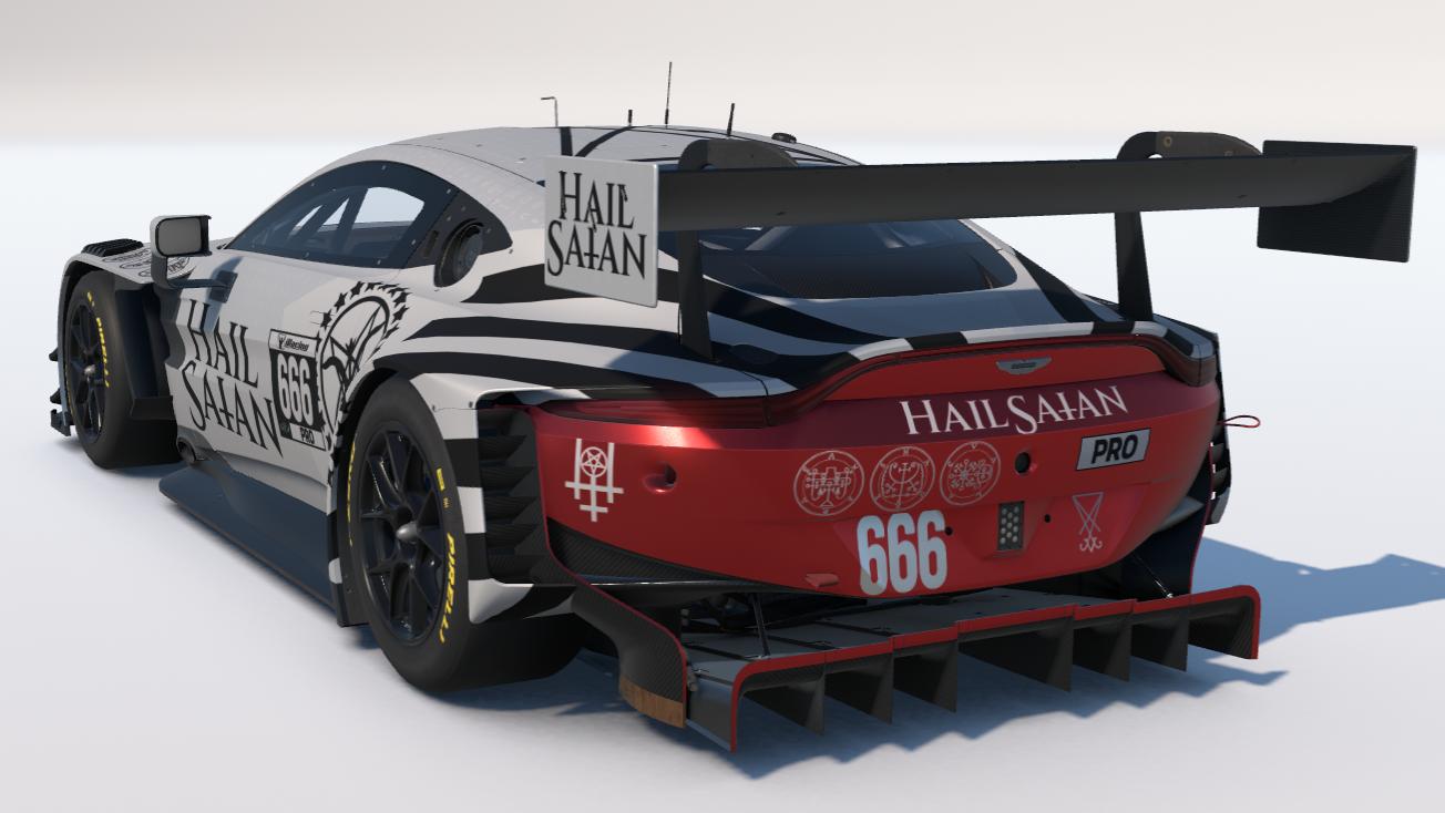 Preview of "HAIL SAtAN" WD Aston Martin Vantage GT3 EVO by Carson C.