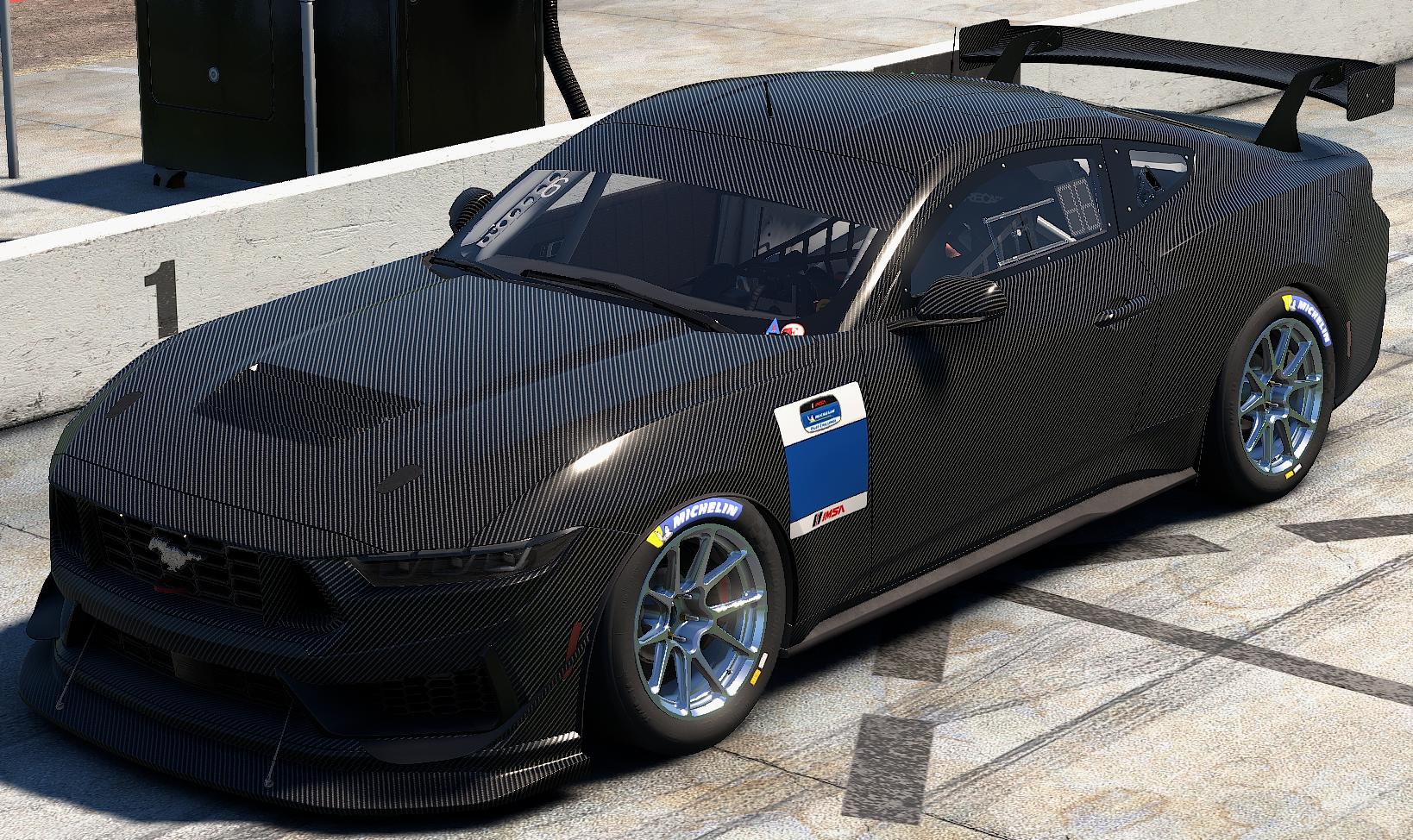 Preview of Carbon Fibre Ford Mustang GT4 by Cameron Dance