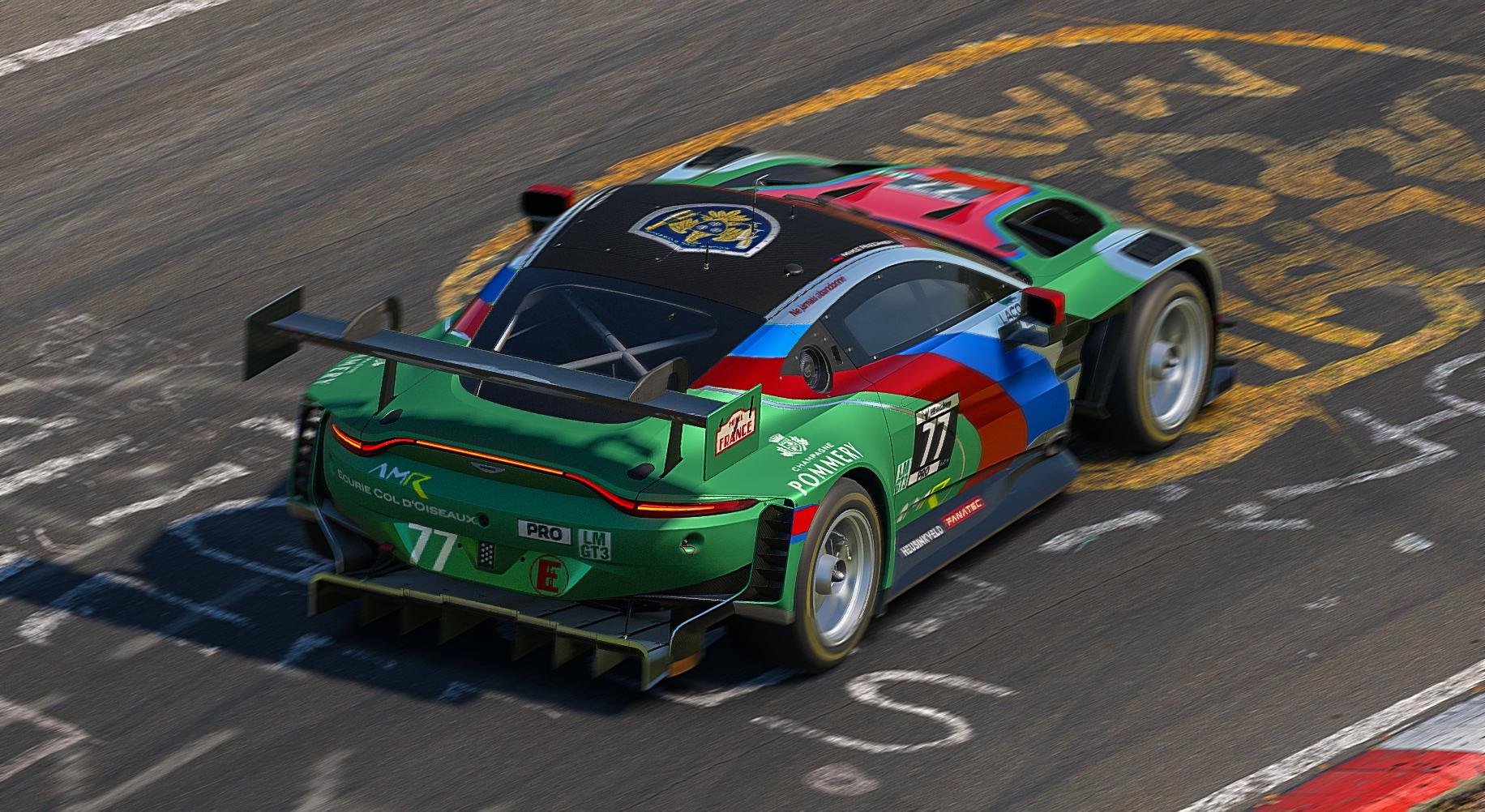 Preview of Ecurie Col dOiseaux Aston Martin Vantage GT3 Evo Mike more green by Mike Riedner