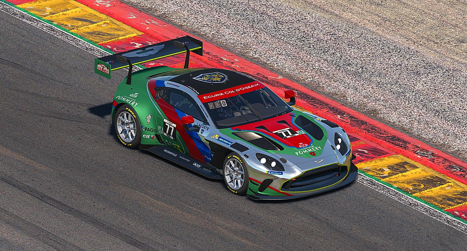 Preview of Ecurie Col dOiseaux Aston Martin Vantage GT3 Evo Mike more green by Mike Riedner