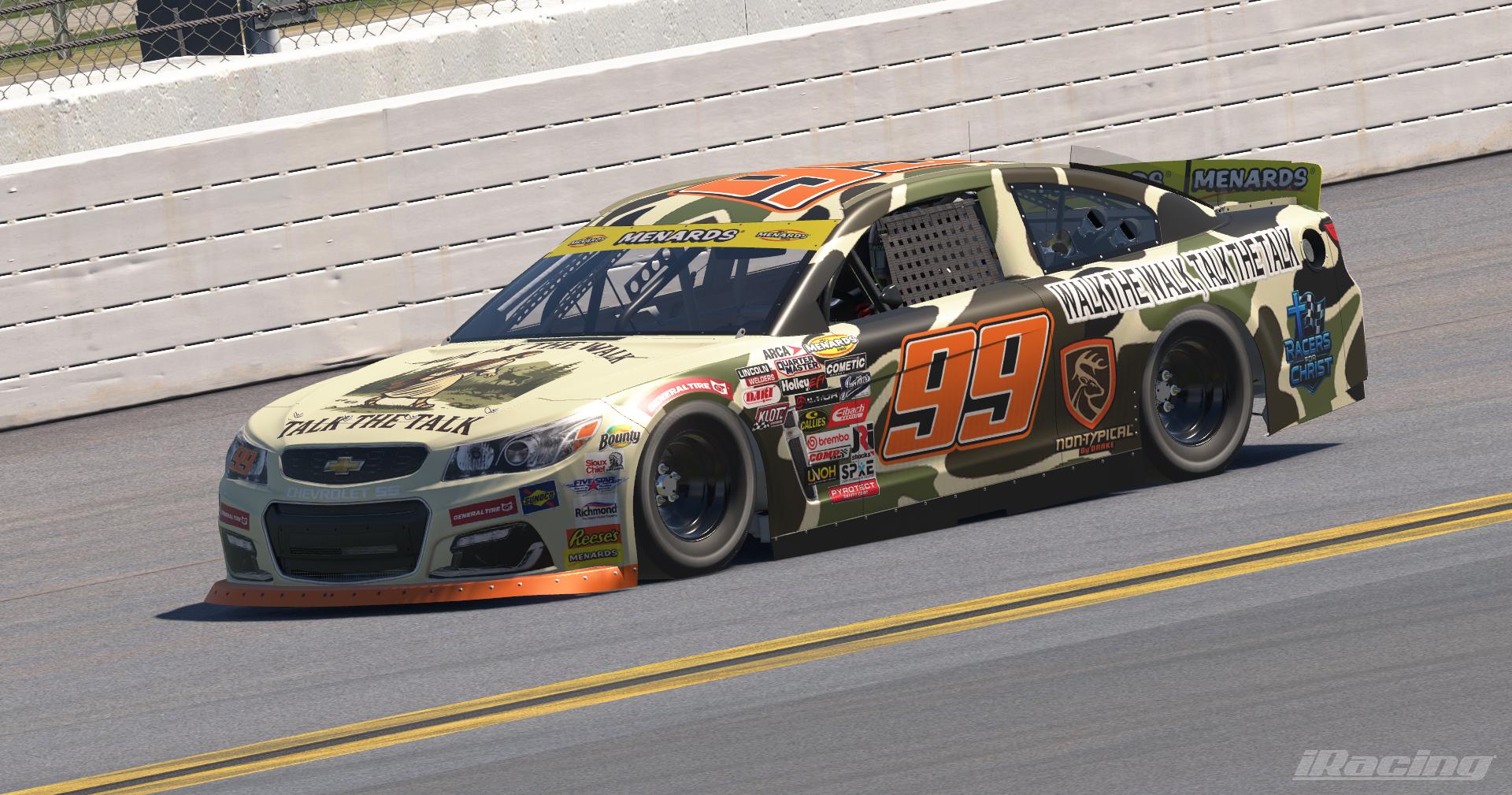 Preview of #99 Walk the Walk, Talk the Talk ARCA Chevy SS by Andrew Rattell