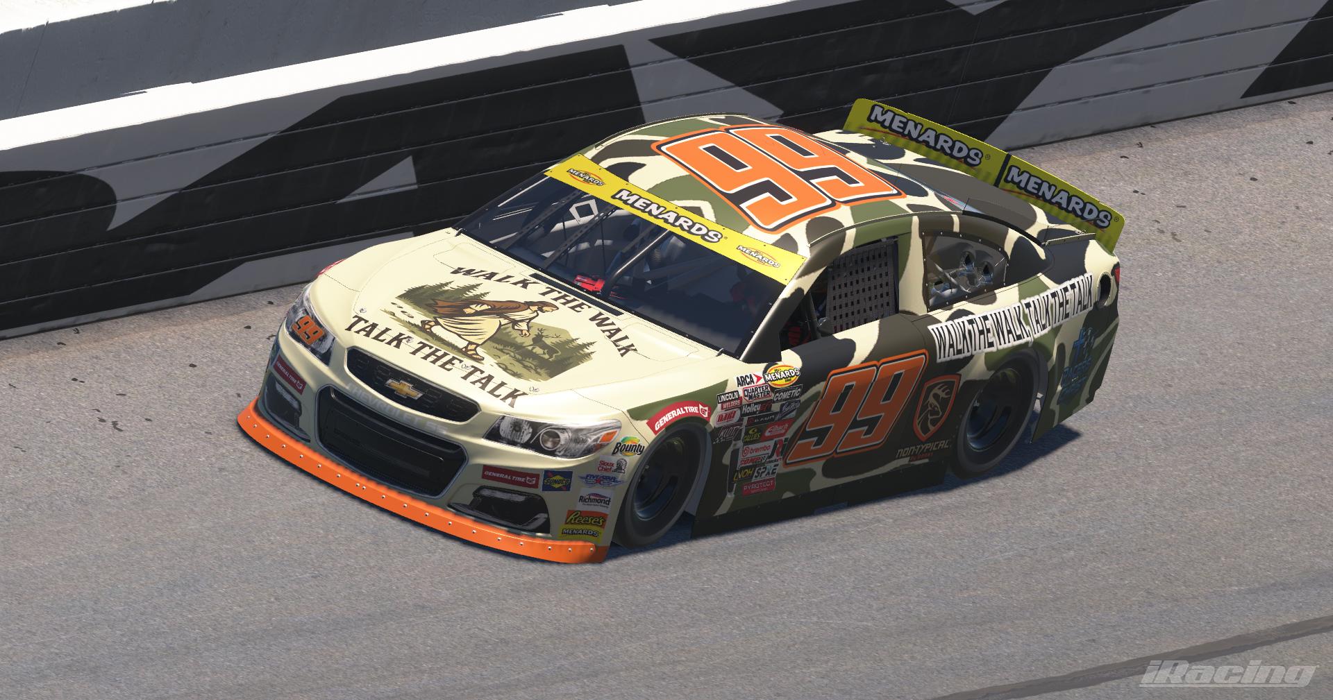 Preview of #99 Walk the Walk, Talk the Talk ARCA Chevy SS by Andrew Rattell