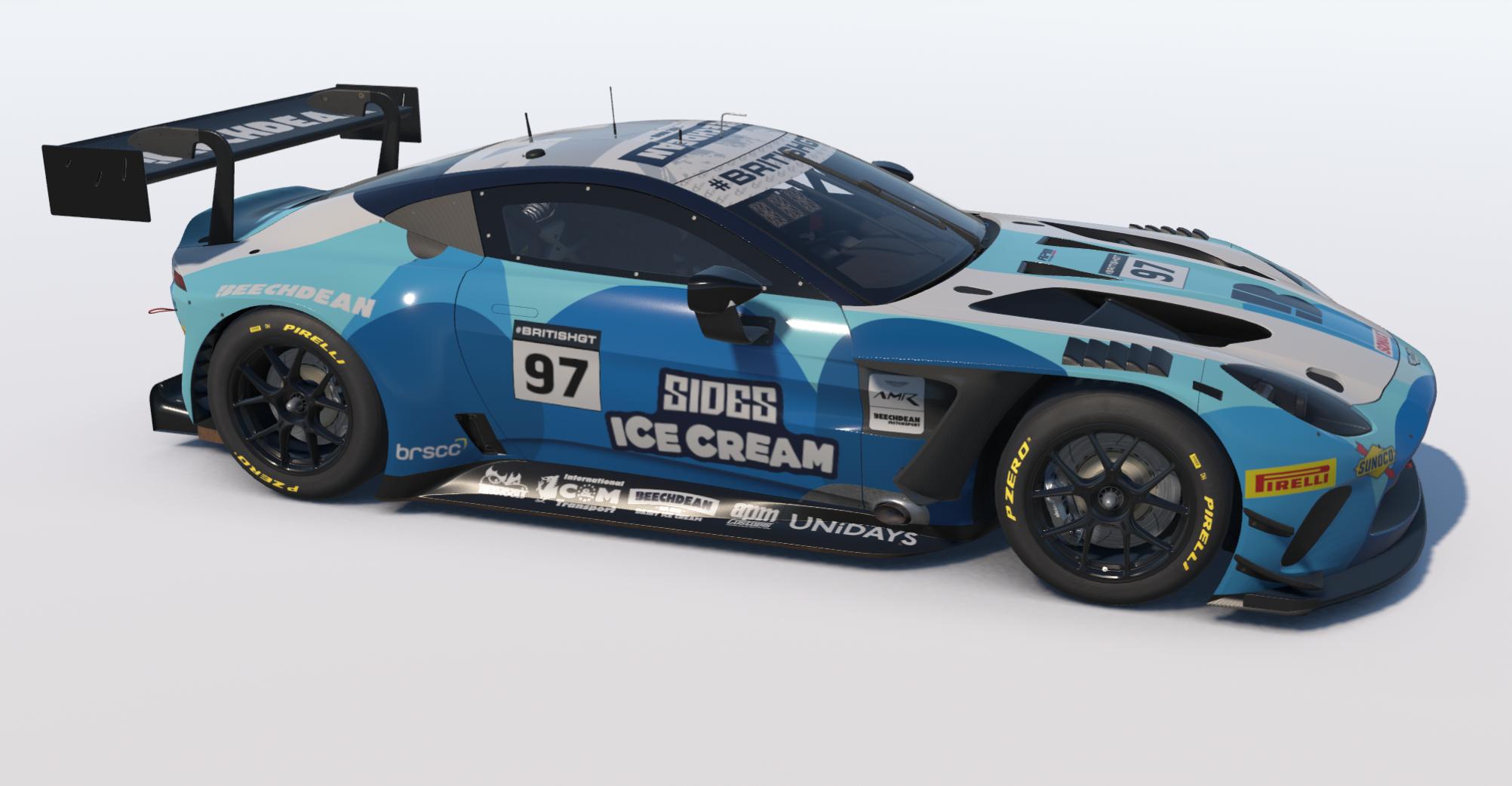 Preview of Beechdean AMR Vantage GT3 EVO Car #97 - British GT 2025 by Keith Archer