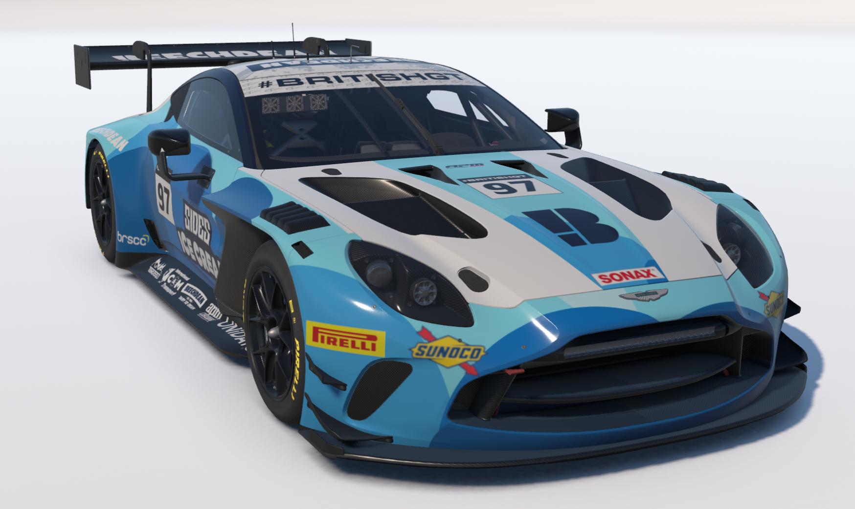Preview of Beechdean AMR Vantage GT3 EVO Car #97 - British GT 2025 by Keith Archer