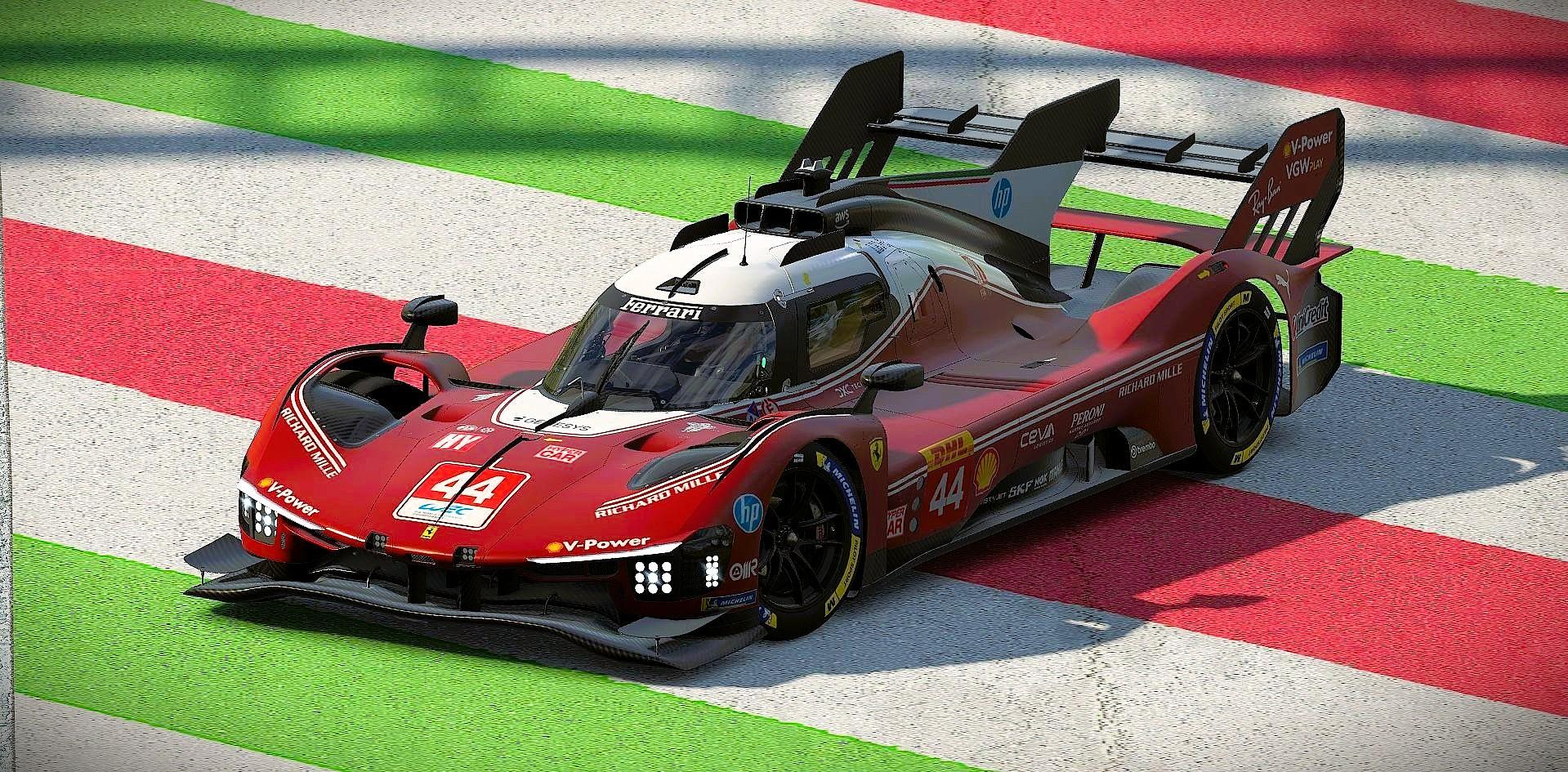 Preview of Ferrari SF25 - 2025 Monza Formula 1 Livery Concept by Samuel J Ball