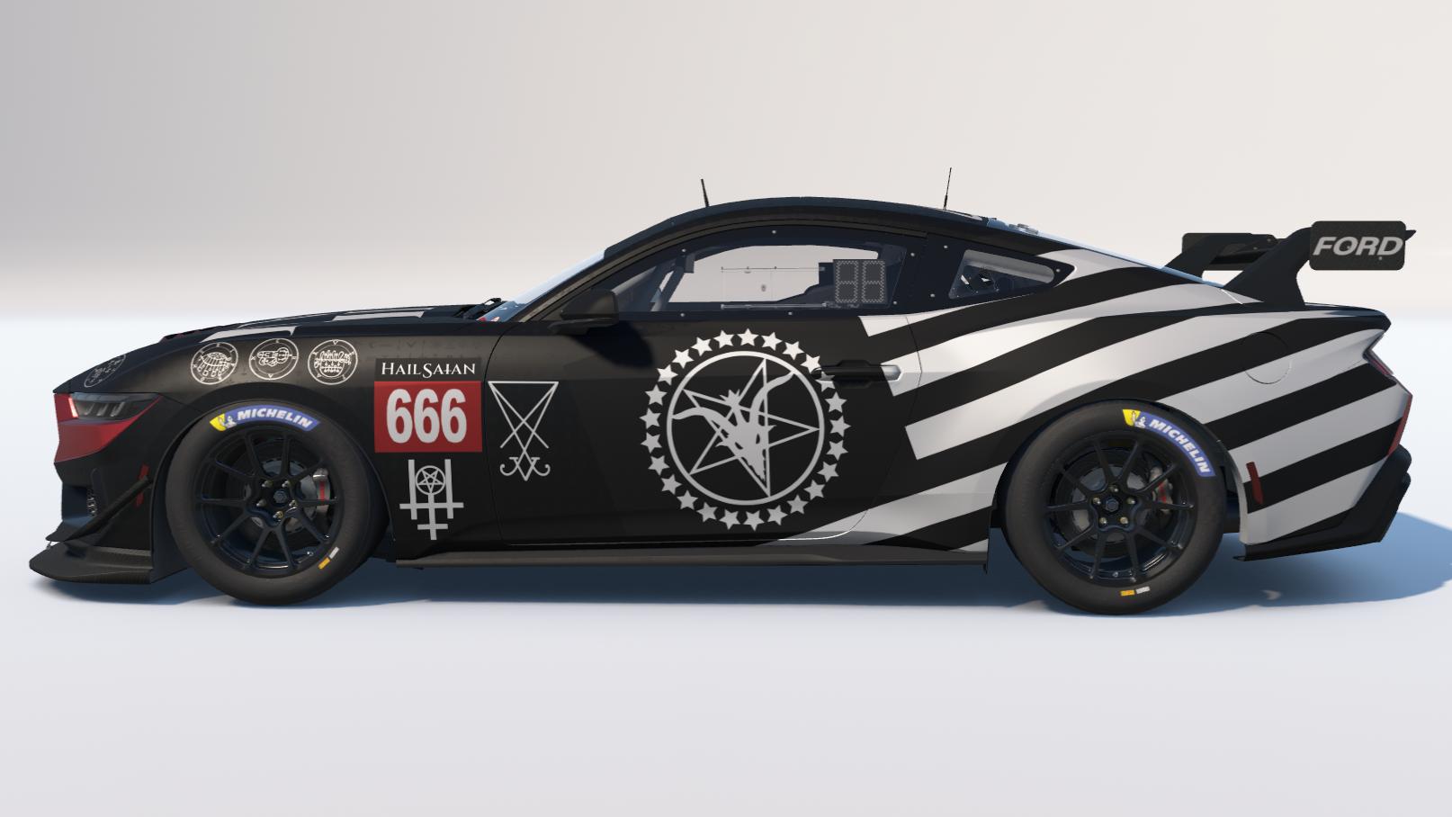 Preview of "HAIL SAtAN" Ford Mustang GT4 by Carson C.