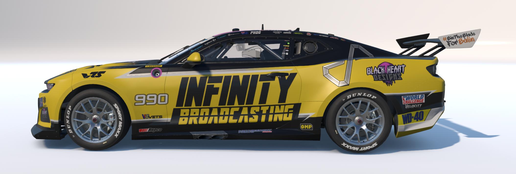 Preview of #990 Infinity Broadcasting Gen 3 Camaro by Hamish Munro