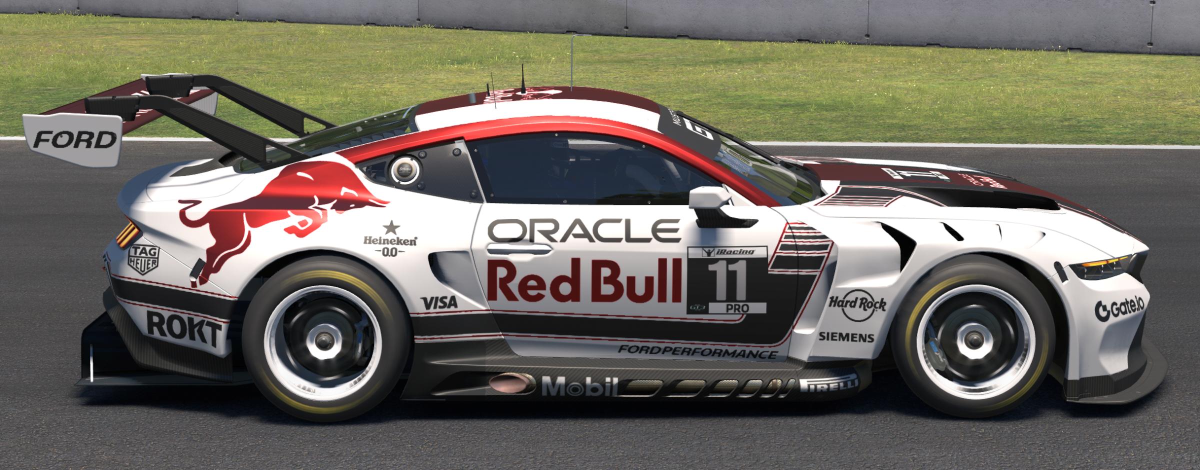 Preview of Ford Mustang GT3 - White Red Bull (Suzuka Special Livery) by Dennis Van Der Meeren