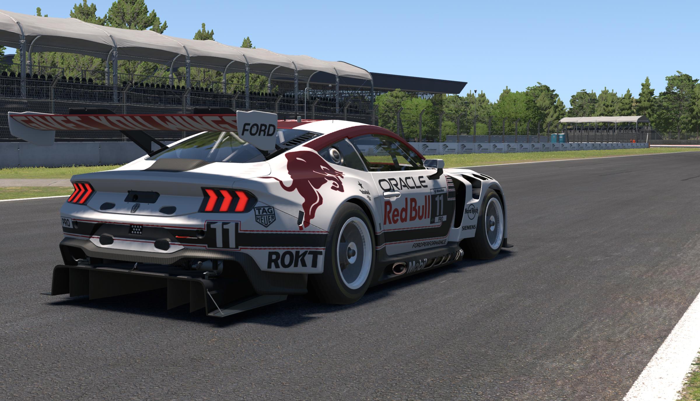 Preview of Ford Mustang GT3 - White Red Bull (Suzuka Special Livery) by Dennis Van Der Meeren