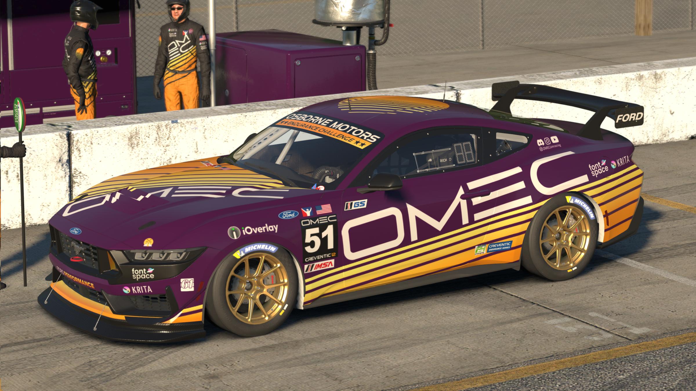 Preview of OMEC Ford Mustang GT4 "Derecho2" v1.0 by Patrick Cantrell