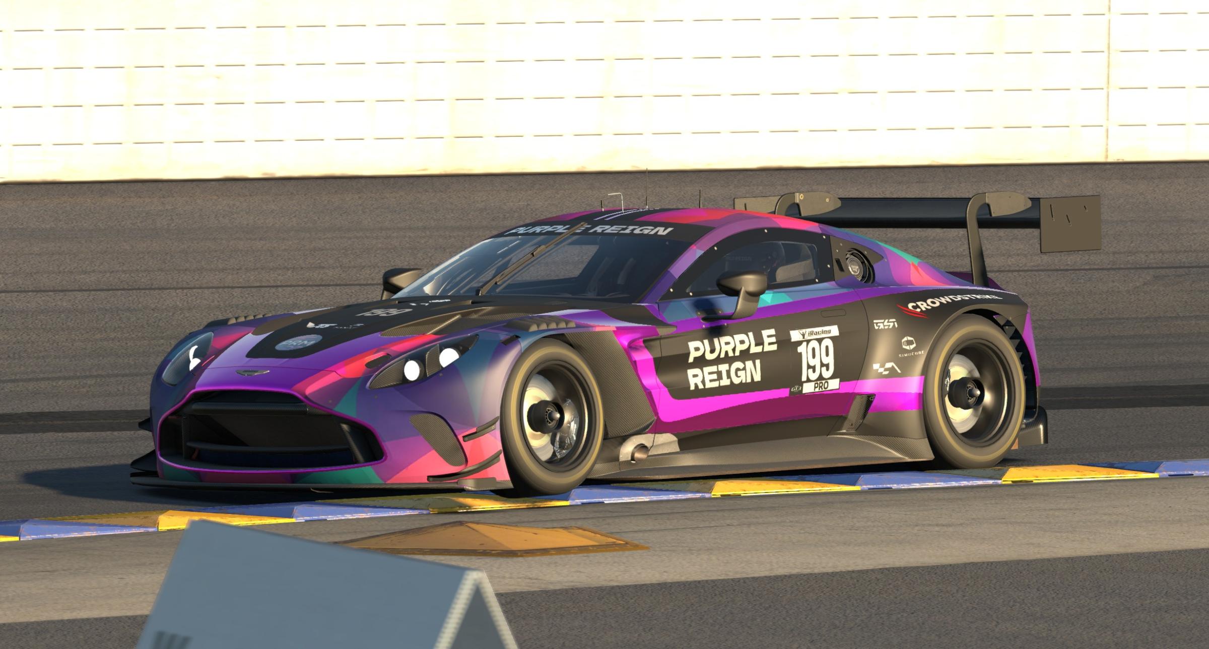 Preview of Purple Reign Motorsports Aston Martin GT3 by Christopher Becco