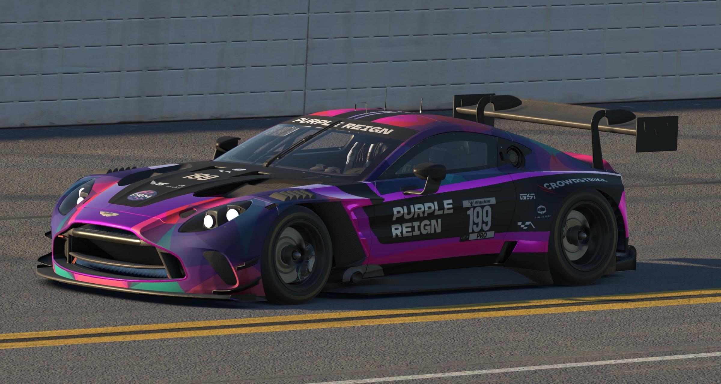 Preview of Purple Reign Motorsports Aston Martin GT3 by Christopher Becco