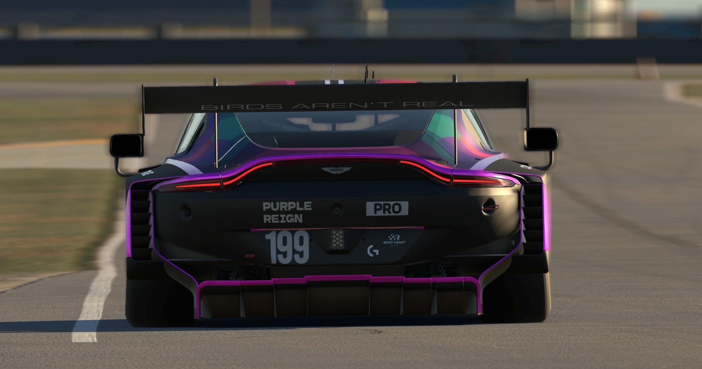 Preview of Purple Reign Motorsports Aston Martin GT3 by Christopher Becco