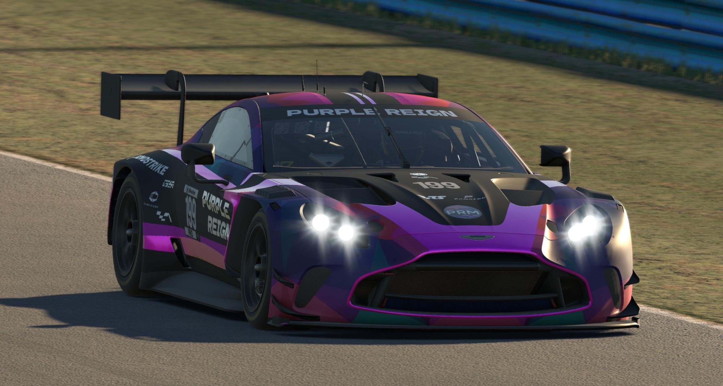Preview of Purple Reign Motorsports Aston Martin GT3 by Christopher Becco