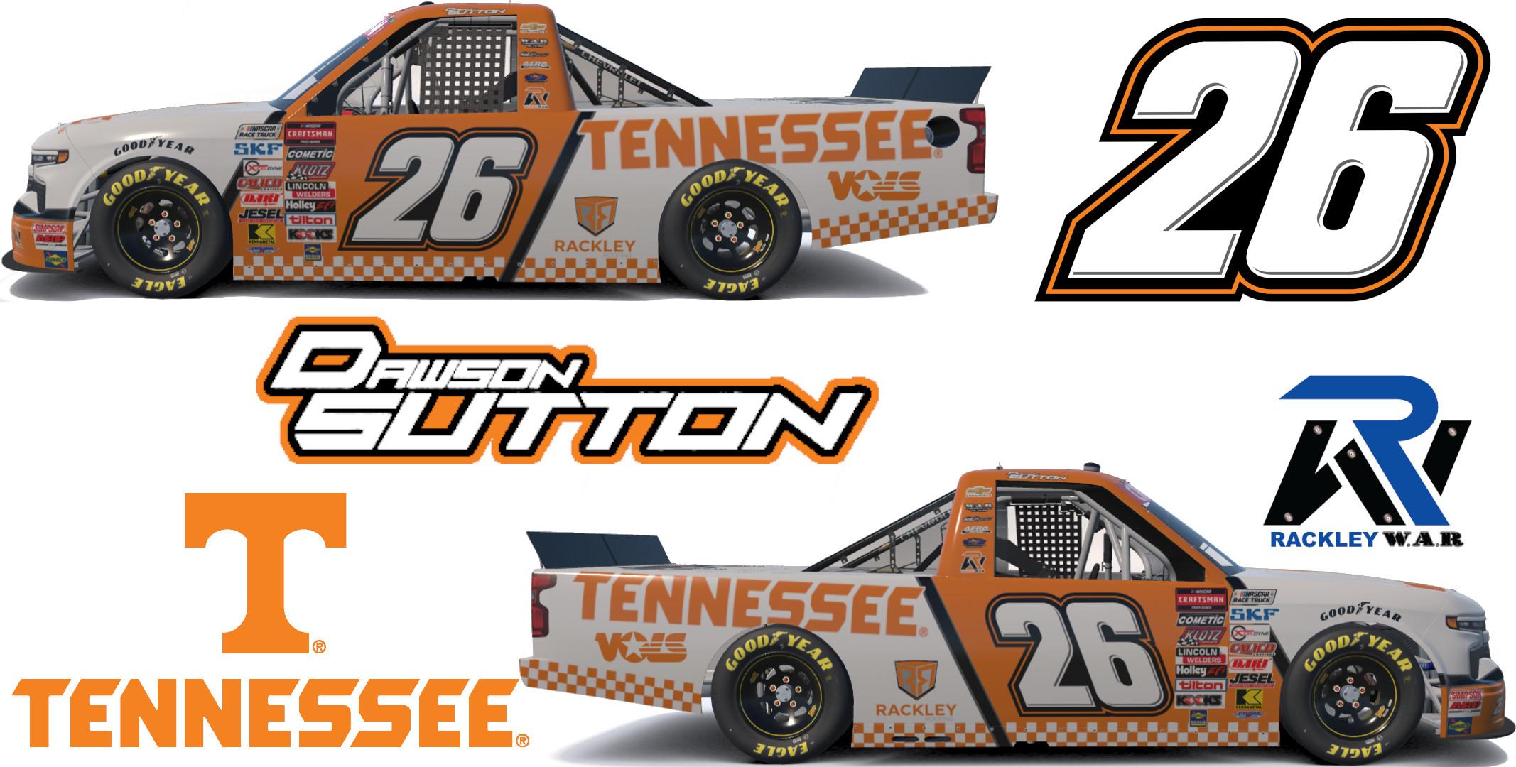 Preview of Dawson Sutton 2025 Tennessee Vols (#26) by Benjamin W. Rogers