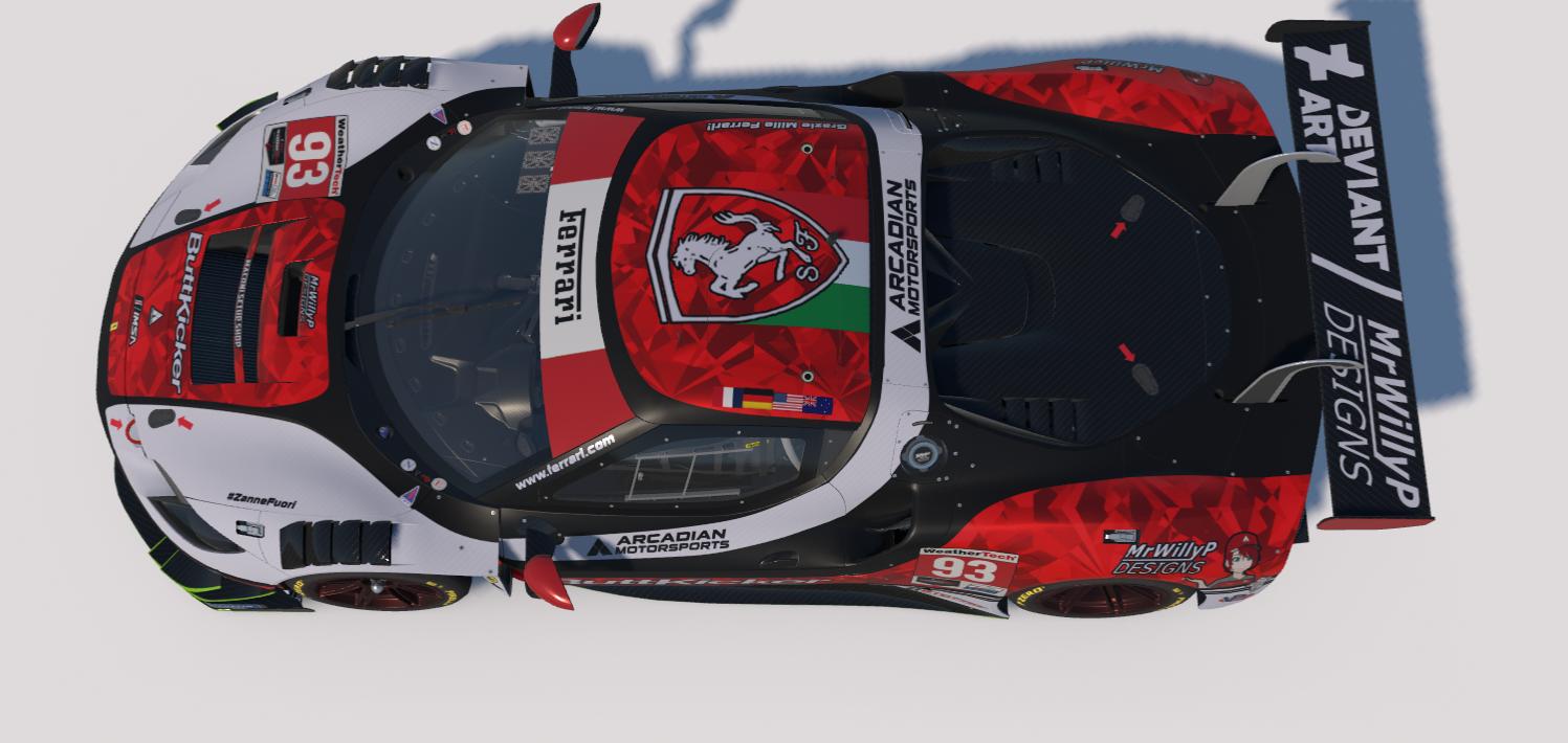 Preview of Arcadian Motorsports Ferrari 296 GT3 by William Paisley