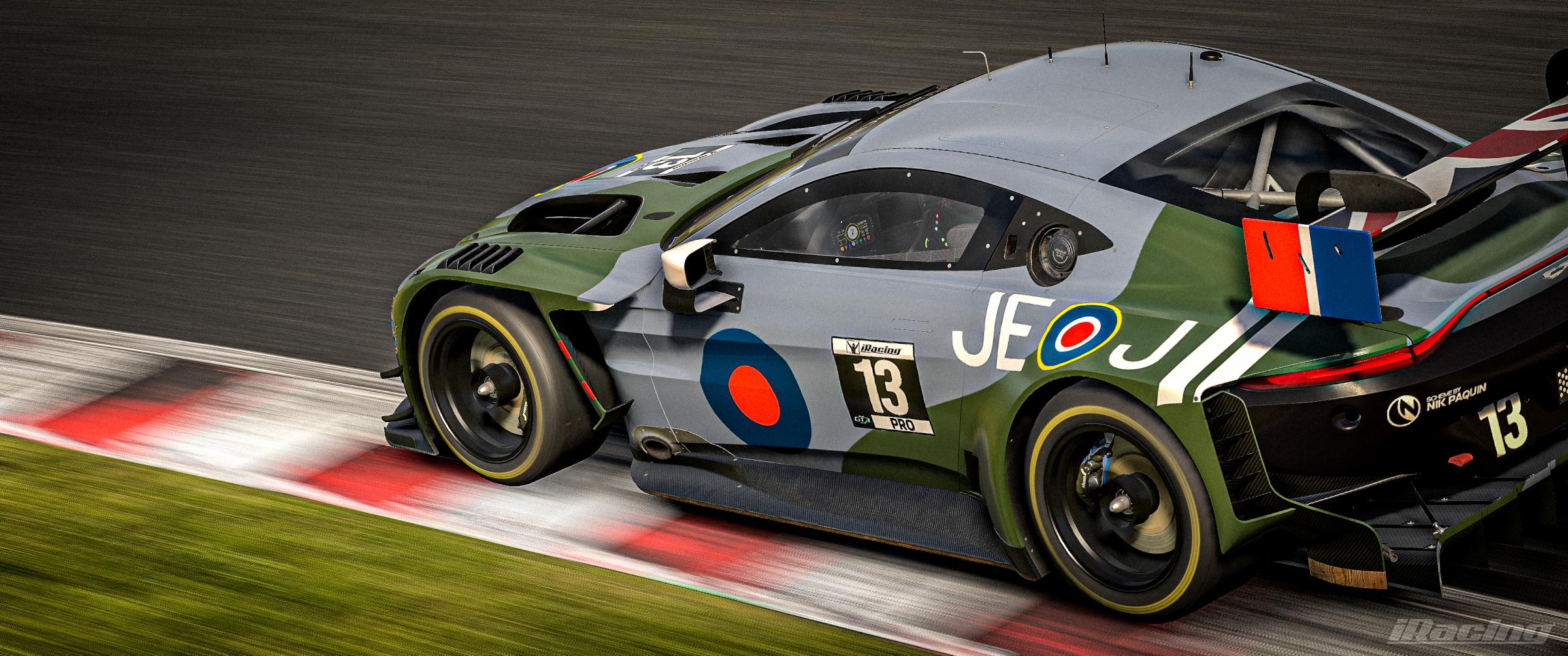 Preview of RAF "Johnnie Johnson" Spitfire Aston Martin GT3 EVO by Nik Paquin