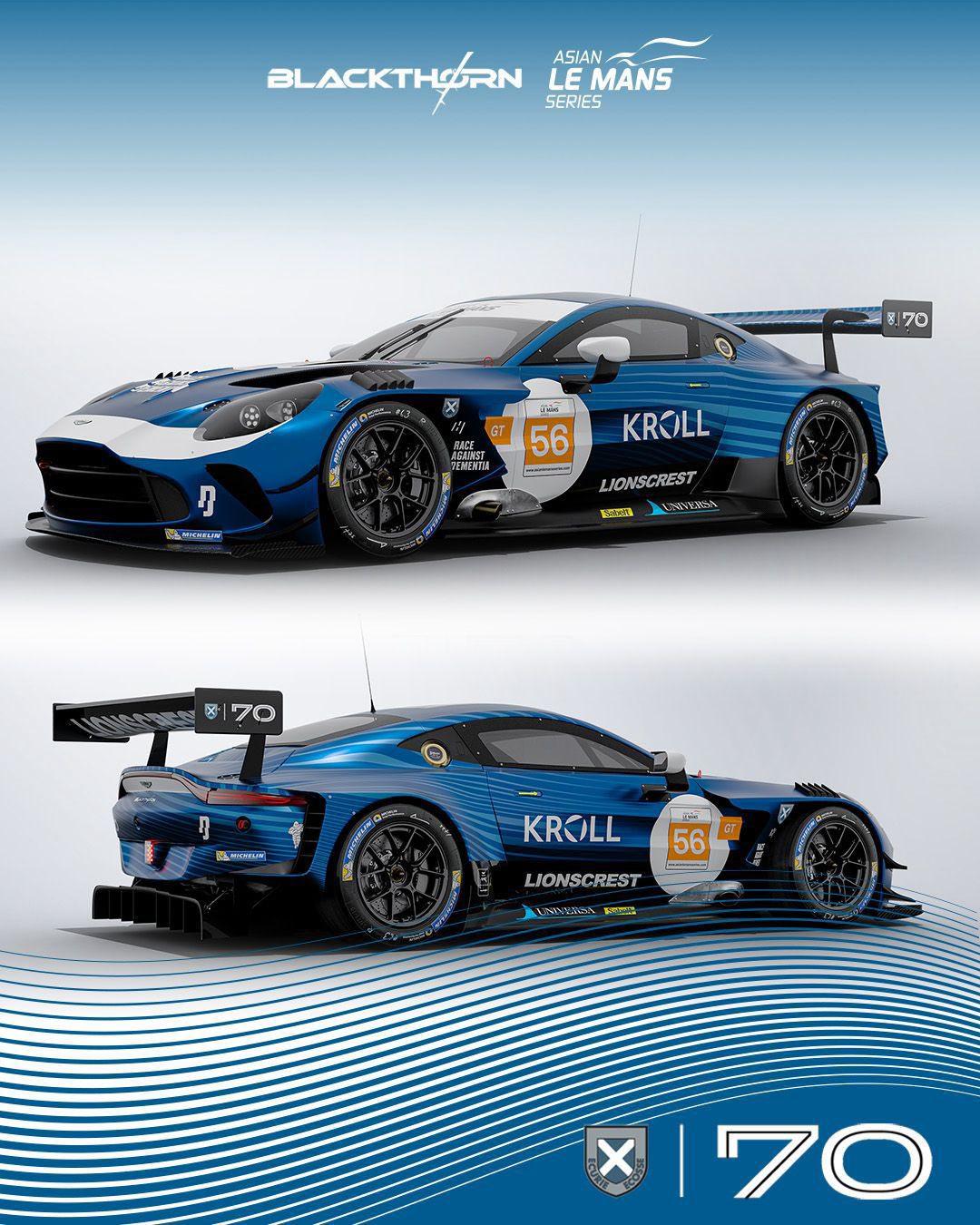 Preview of Ecurie Ecosse Blackthorn Aston Martin GT3 EVO for the 2025-26 Asian Le Mans Series by Keith Archer