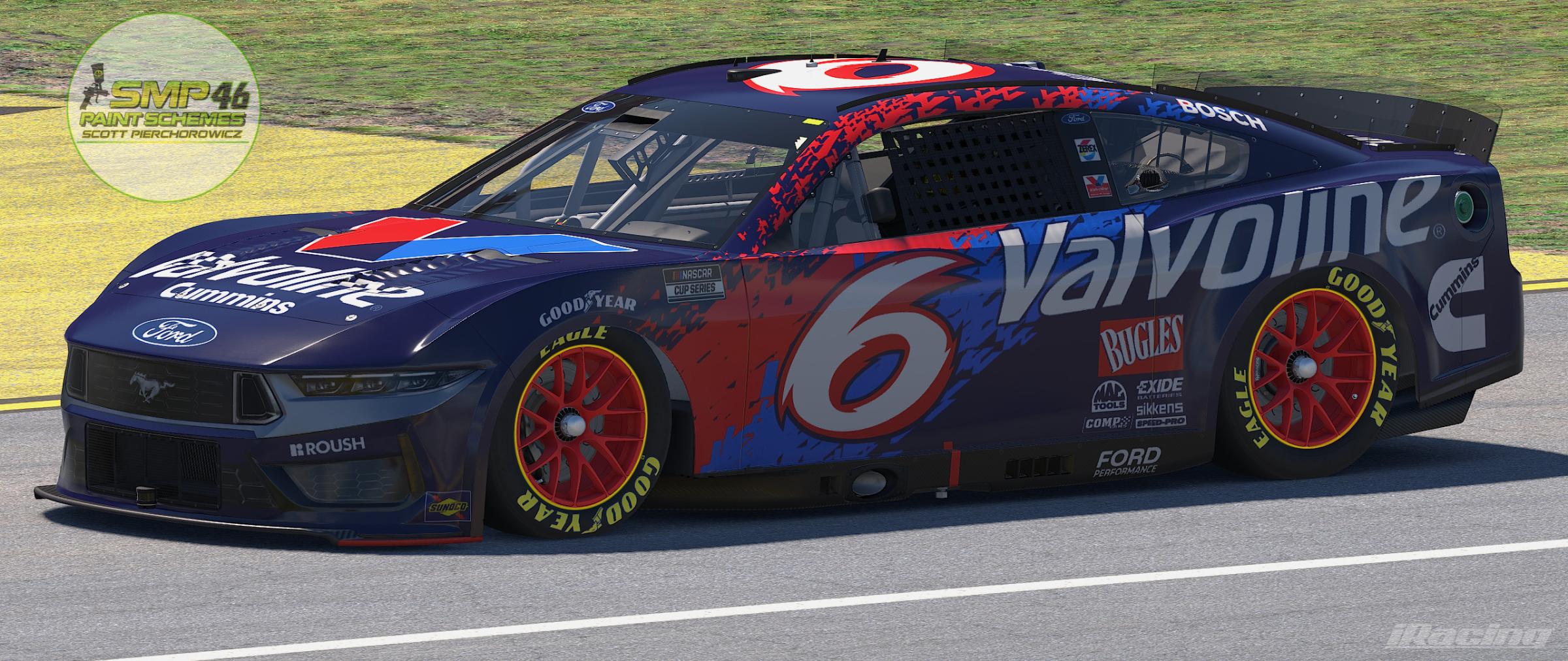 Preview of Mark Martin 1998 Valvoline All Blue Fictional by Scott Pierchorowicz