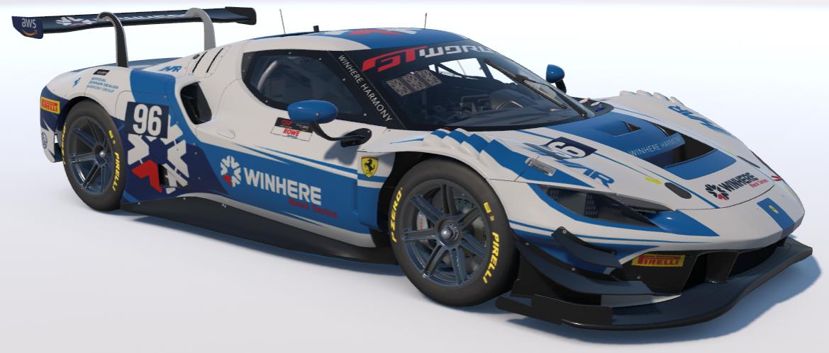 Preview of Winhere Harmony Racing #96 - Official GTWC Asia 2025 Livery by Guilherme Blatt