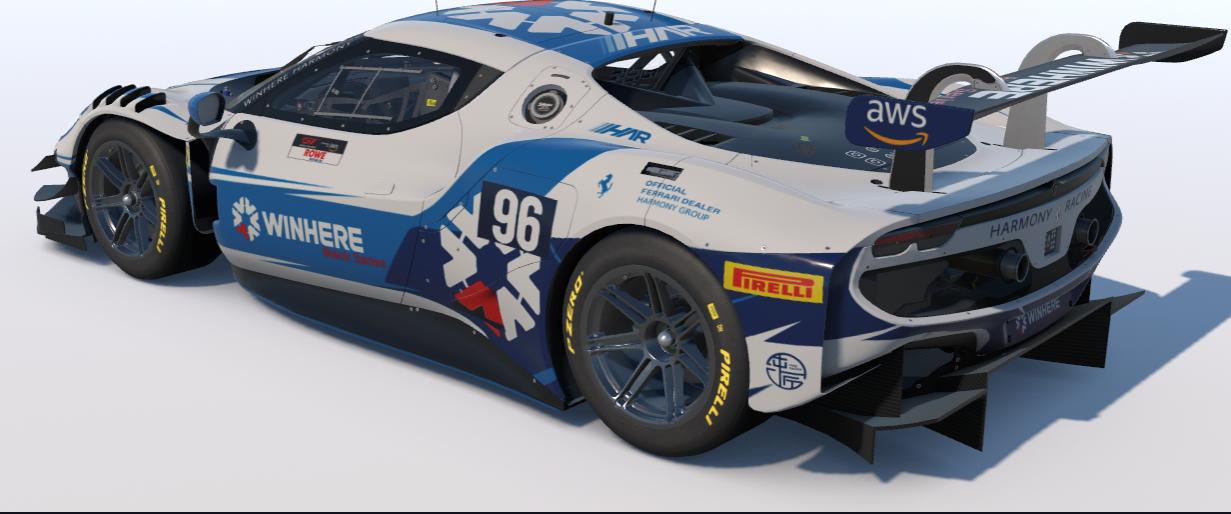 Preview of Winhere Harmony Racing #96 - Official GTWC Asia 2025 Livery by Guilherme Blatt