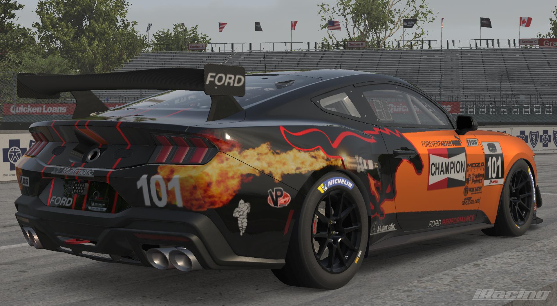 Preview of Spark Plug GT4 Mustang Challenge (The Spark Horse)...New ver! by Marshall W.