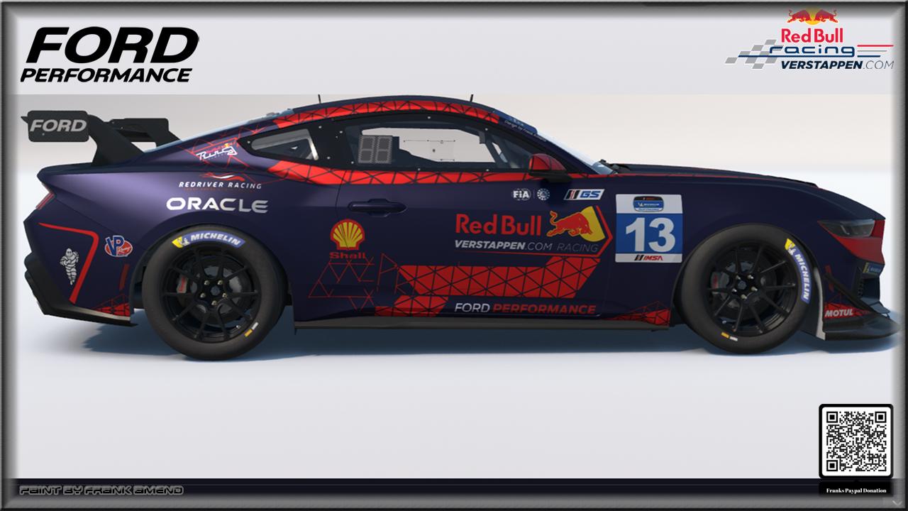 Preview of Verstappen Com Ford Mustang GT4 by Frank Amend