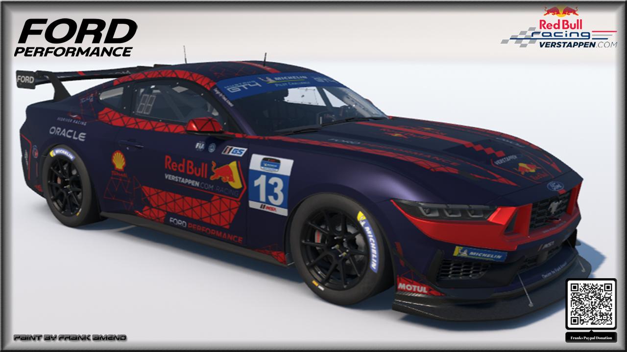 Preview of Verstappen Com Ford Mustang GT4 by Frank Amend