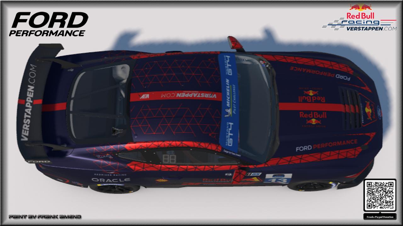Preview of Verstappen Com Ford Mustang GT4 by Frank Amend